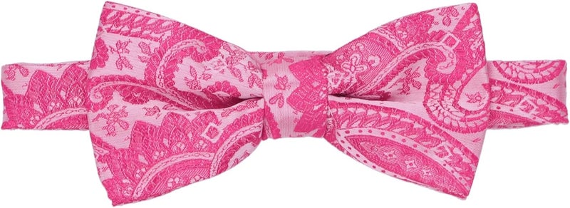 tiemart Pre-Tied Adjustable Men's Band Collar Bow Tie - Image 3